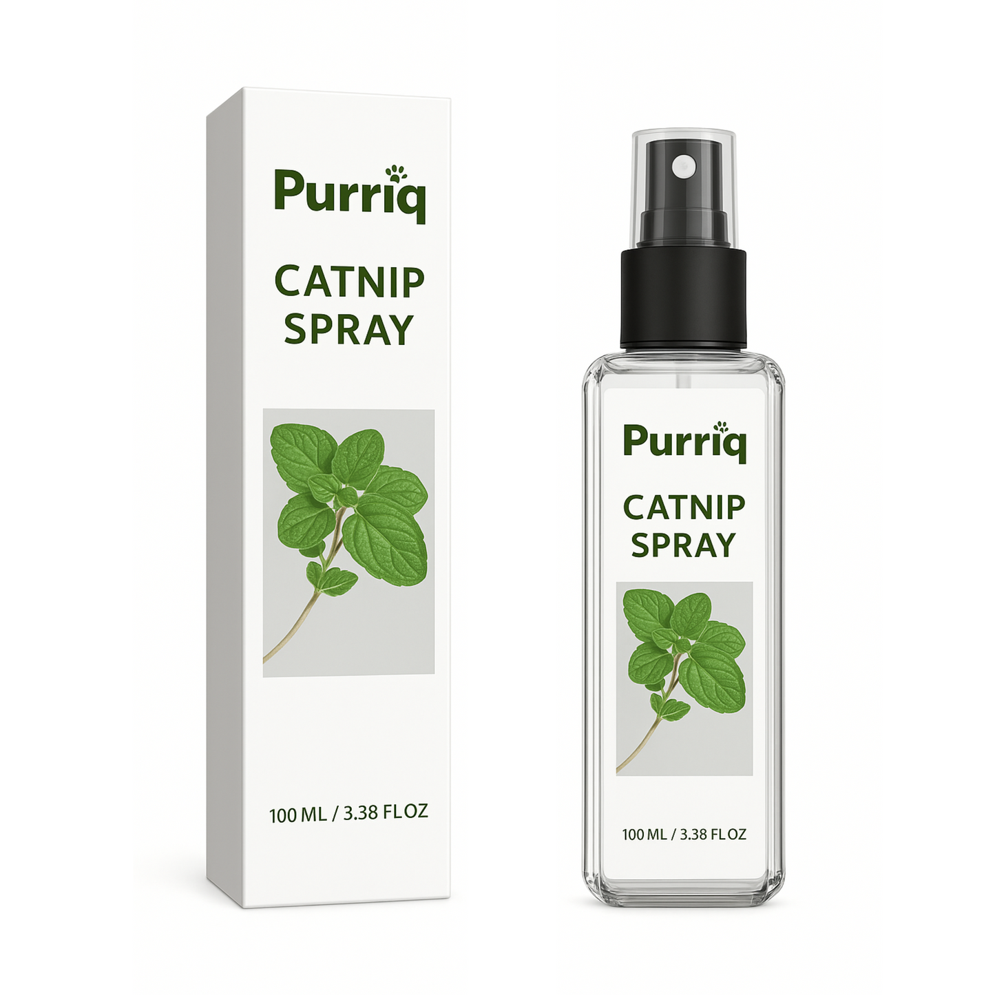 Purriq Natural Catnip Spray – Makes Sticks Irresistible & Long-Lasting