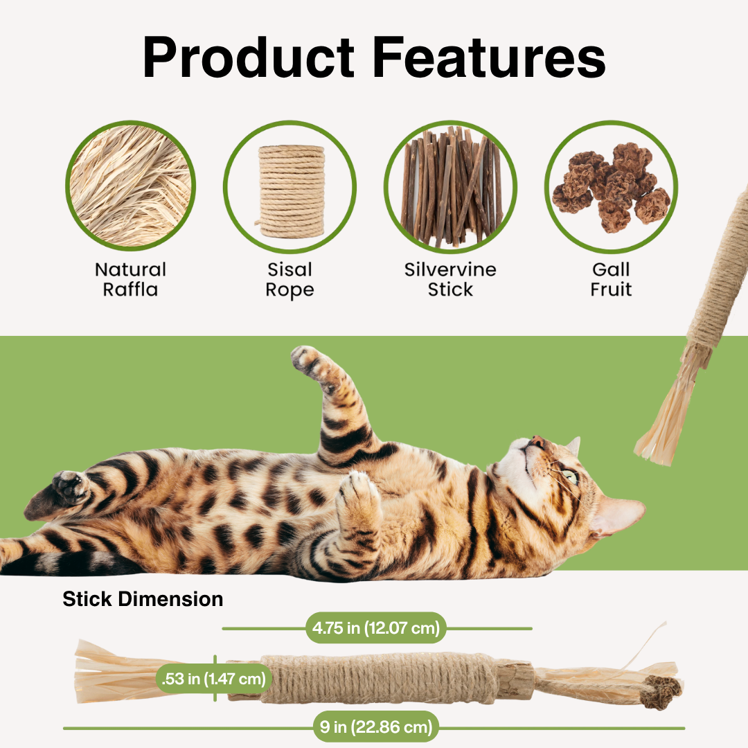 Purralux Natural Silvervine Dental Sticks