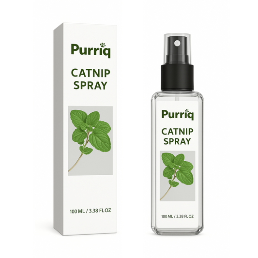 Purriq Natural Catnip Spray – Makes Sticks Irresistible & Long-Lasting